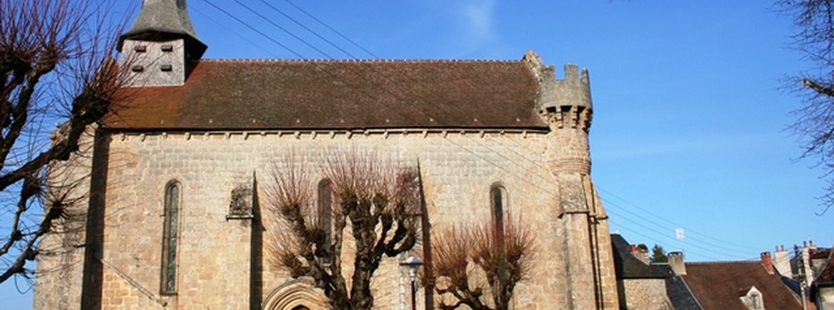 Eglise fortifiée : "Qui s'y frotte s'y pique" ! (église St Sylvain, Bonnat)